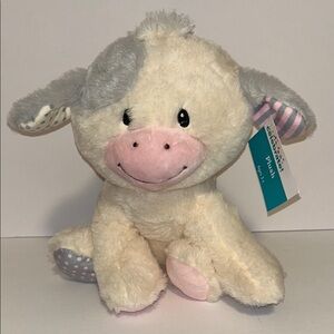 Way to Celebrate 10 Inch Plush Cream Cow